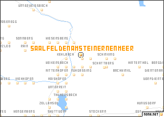 map of Saalfelden am Steinernen Meer