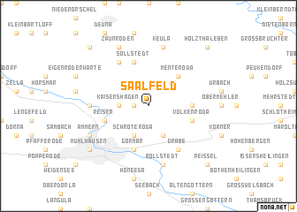 map of Saalfeld