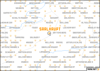 map of Saalhaupt