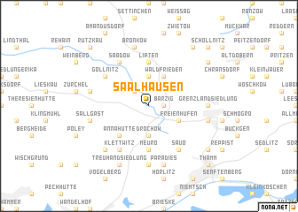 map of Saalhausen