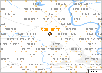 map of Saalhoff