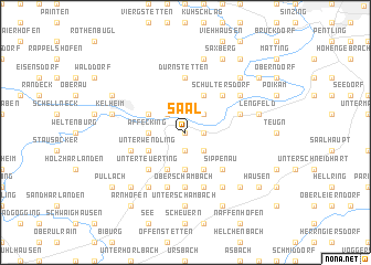 map of Saal