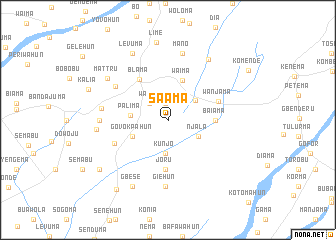 map of Saama