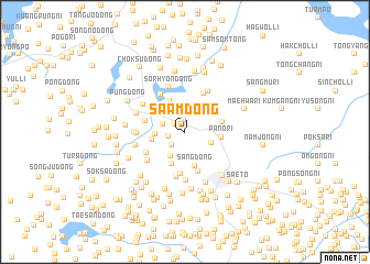map of Saam-dong