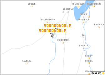 map of Saangadaale