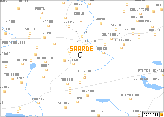 map of Saarde