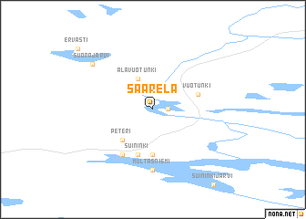 map of Saarela