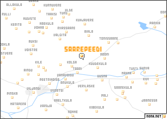 map of Saarepeedi