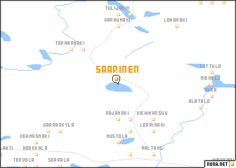 map of Saarinen