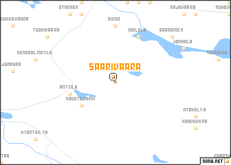 map of Saarivaara