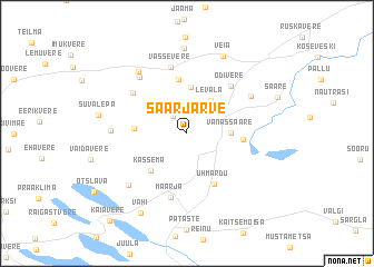 map of Saarjärve