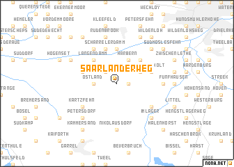 map of Saarländerweg