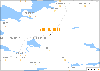 map of Saarlanti