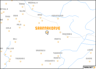map of Saarnakõrve