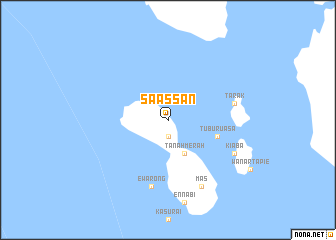 map of Saassan