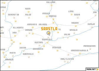 map of Säästla