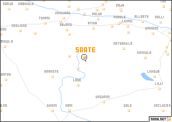 map of Saate