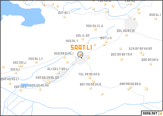 map of Saatlı