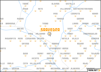 map of Saavedra