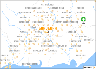 map of Saavedra