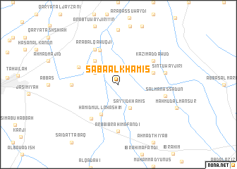 map of Sābā al Khamīs