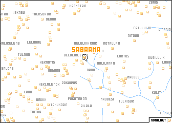 map of Sabaama