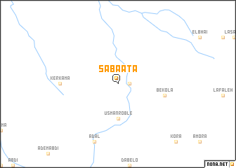 map of Sabaata