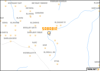 map of Şabābīr