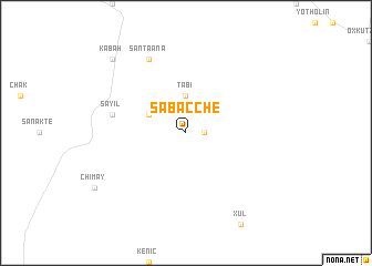 map of Sabacché