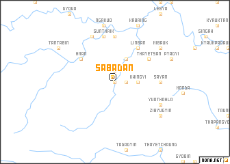 map of Sabadan