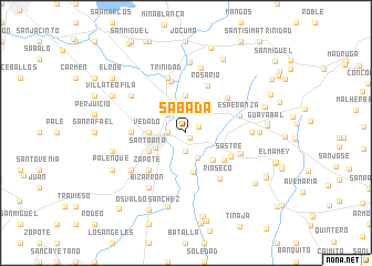 map of Sabada