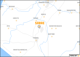 map of Sabae