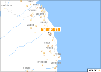 map of Sabagusa