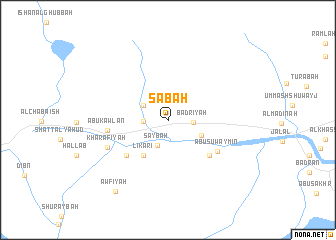 map of Sab‘ah