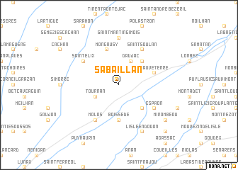 map of Sabaillan