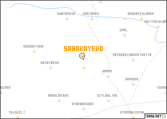 map of Sabakayevo