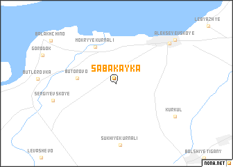 map of Sabakayka