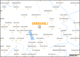 map of Sābakhāli