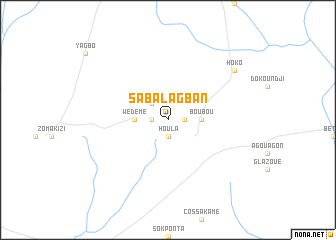 map of Sabalagban