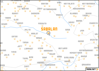 map of Sabalān