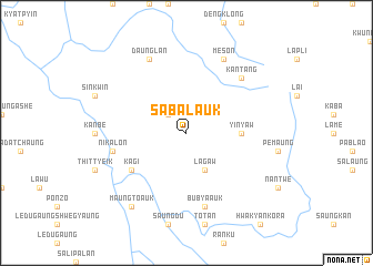 map of Sabalauk