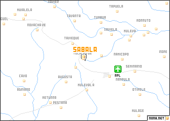 map of Sabala