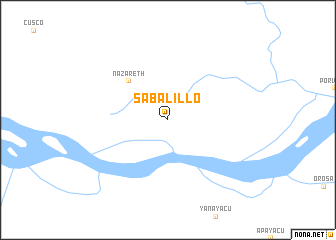 map of Sabalillo