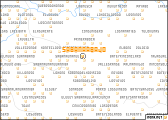 map of Sabana Abajo