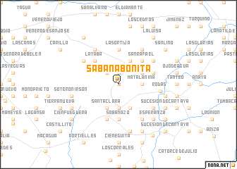 map of Sabana Bonita