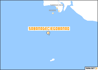 map of Sabana de Ciego Banao