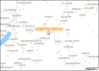 map of Sabana Grande