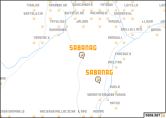 map of Sabañag