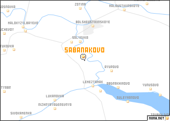 map of Sabanakovo