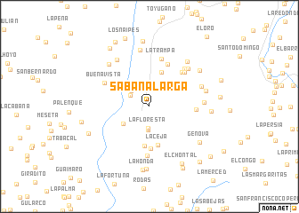 map of Sabanalarga